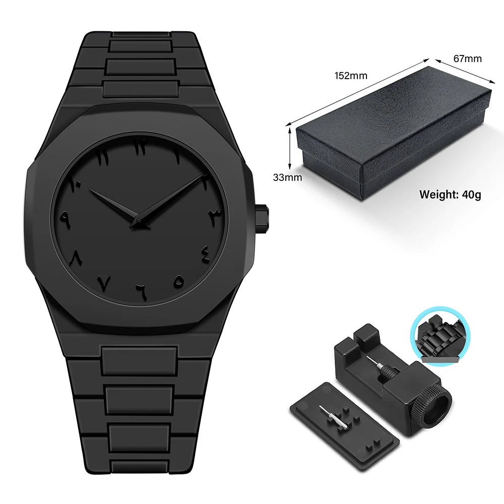 Watch Arabic Digital Men's Clock