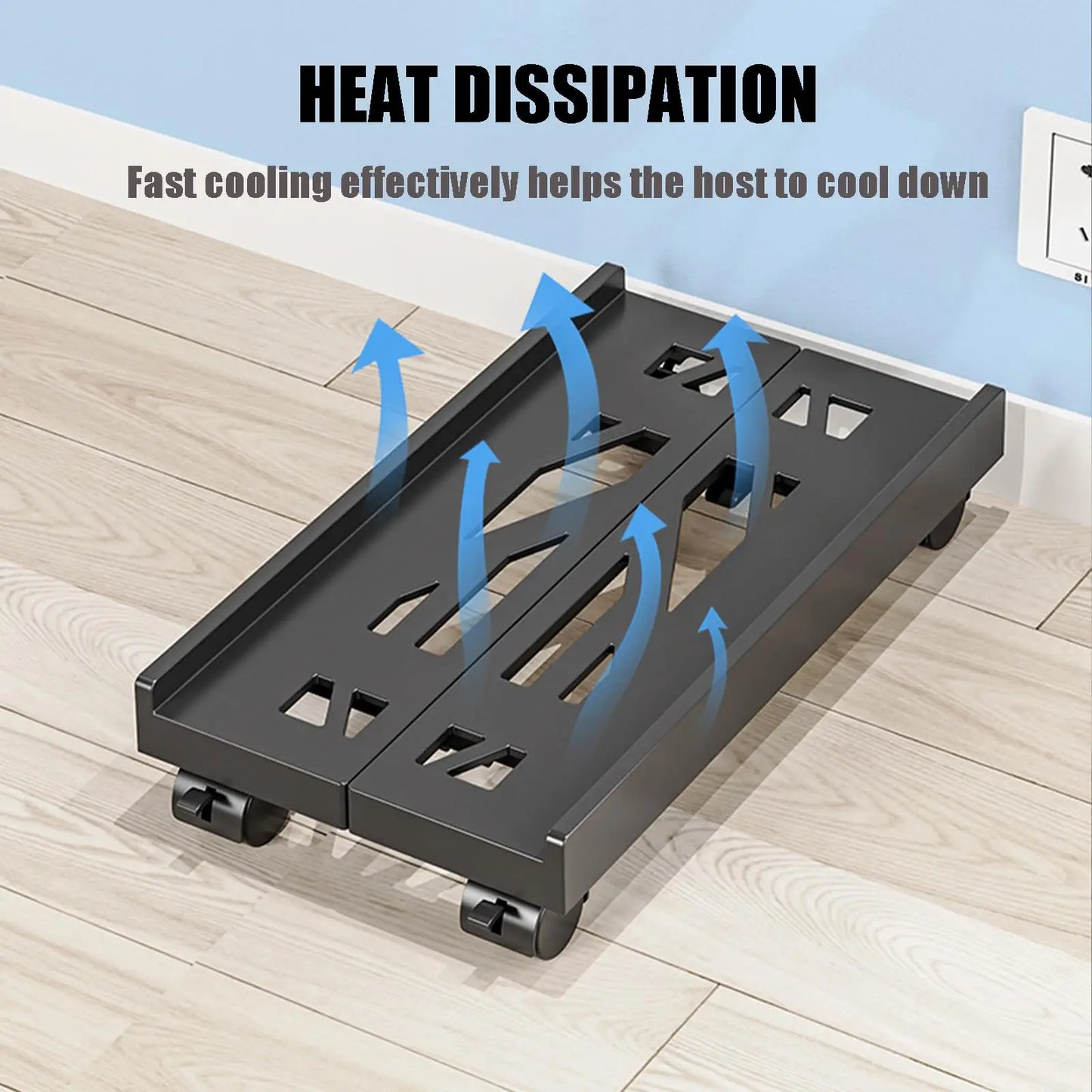 Adjustable Mobile CPU Stand