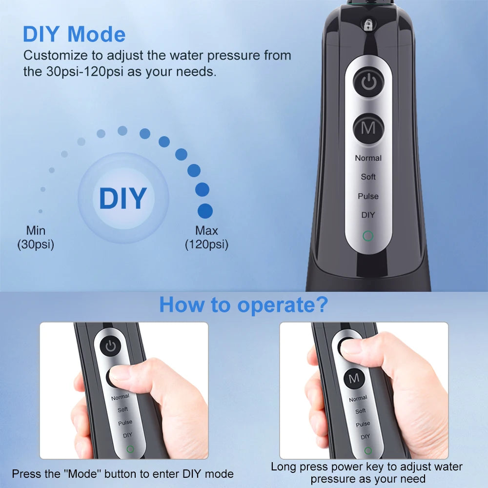 INSMART Oral Irrigator Dental Water Flosser Teeth Whitening