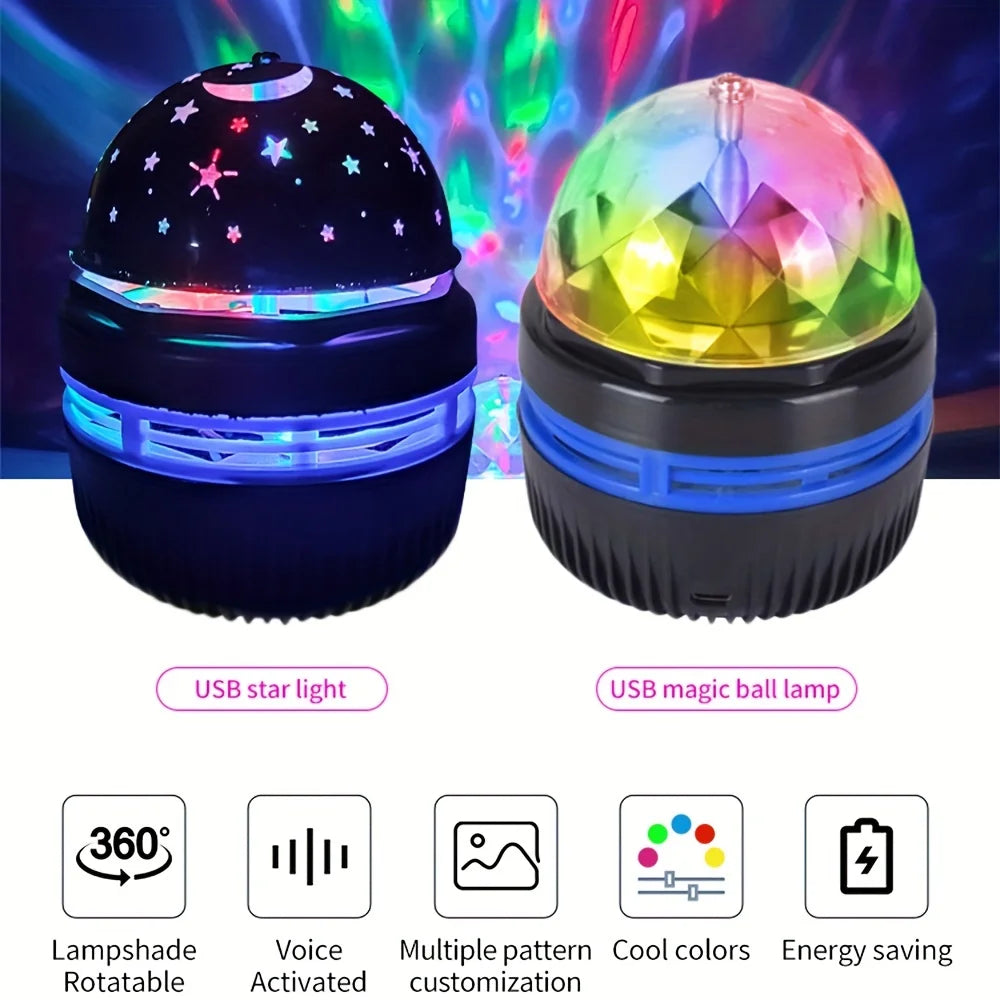 Starry Sky Galaxy Lamp Projector LED