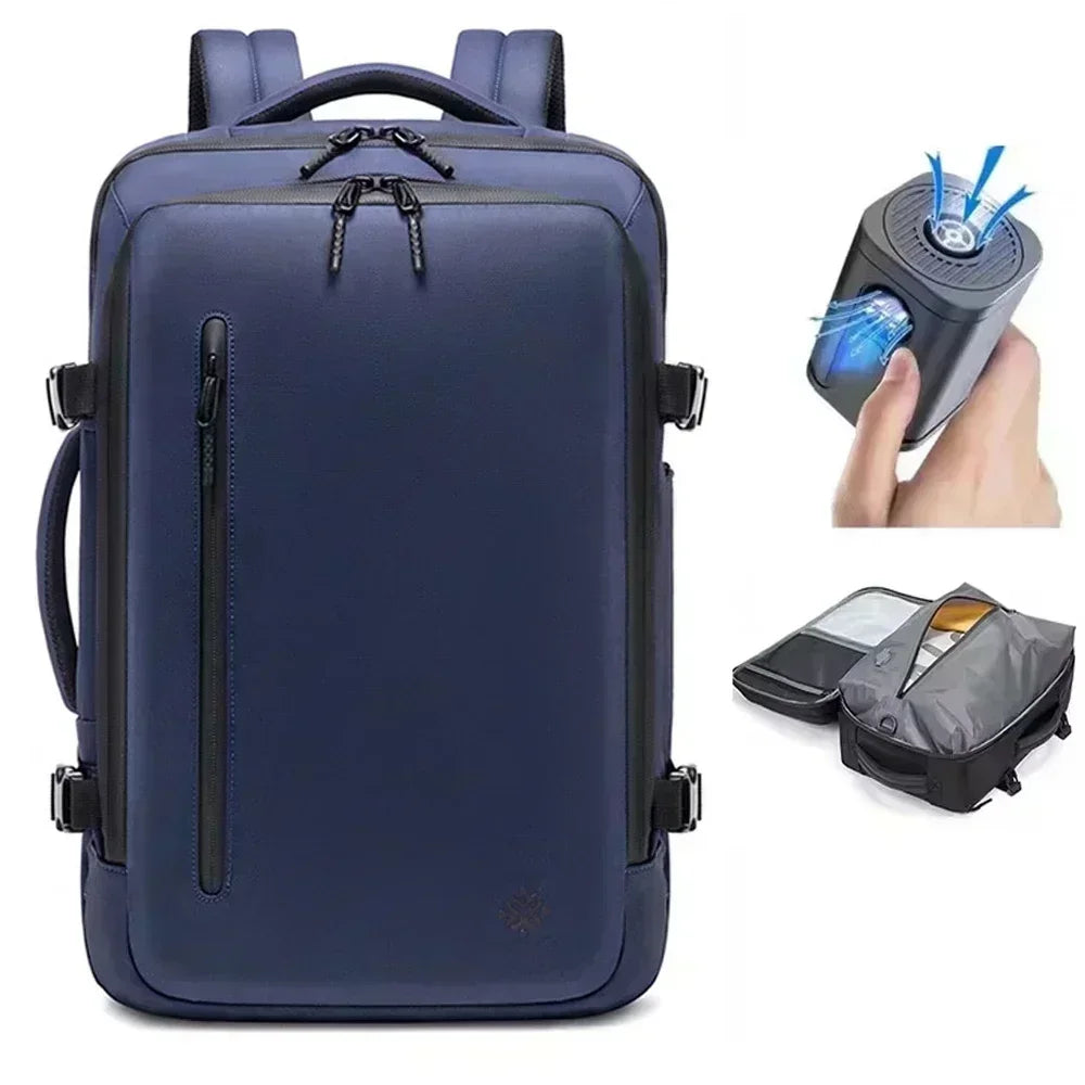 60L Airback Vacuum Compression Backpack with Wheels