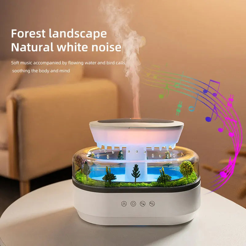 New Raindrop Green Landscape Humidifier