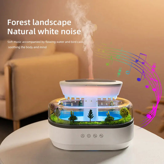 New Raindrop Green Landscape Humidifier