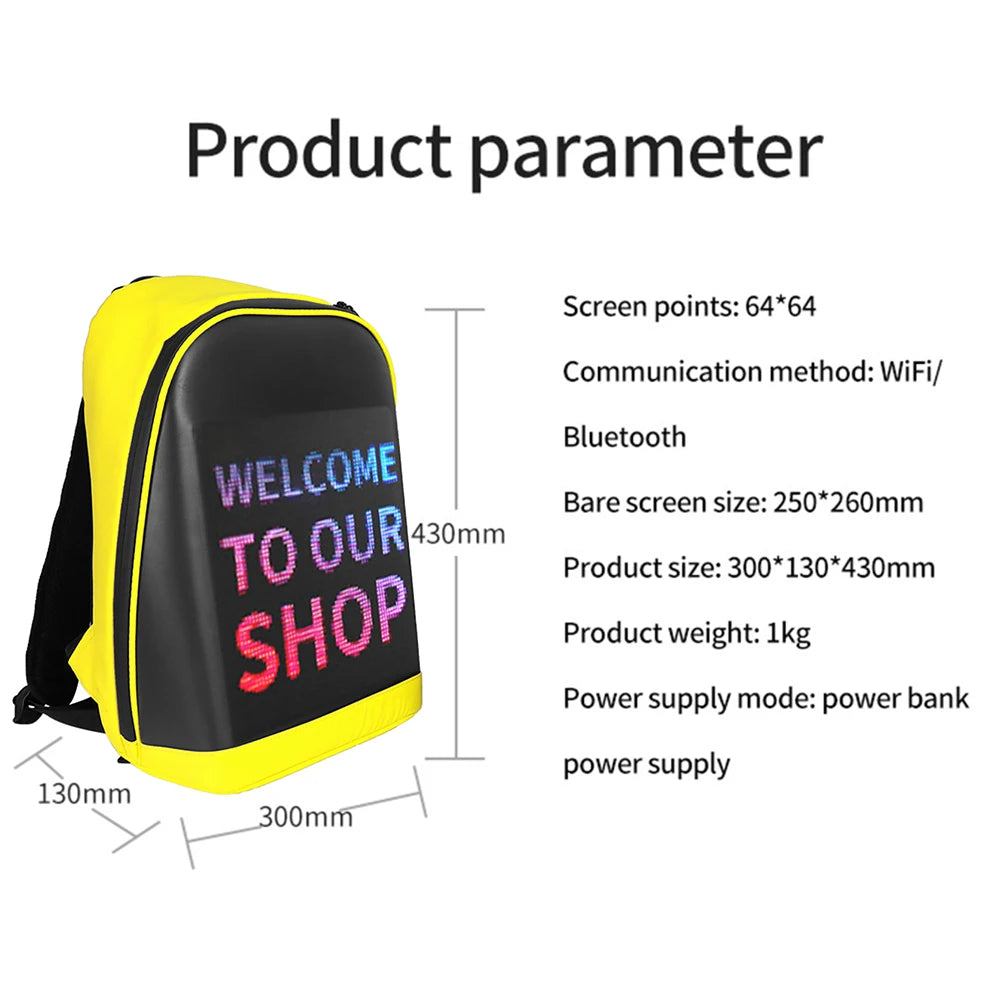 Smart Led  Backpack