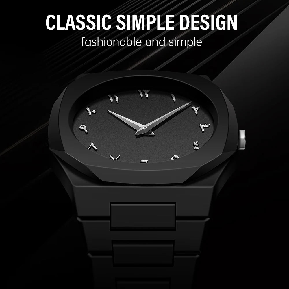 Watch Arabic Digital Men's Clock