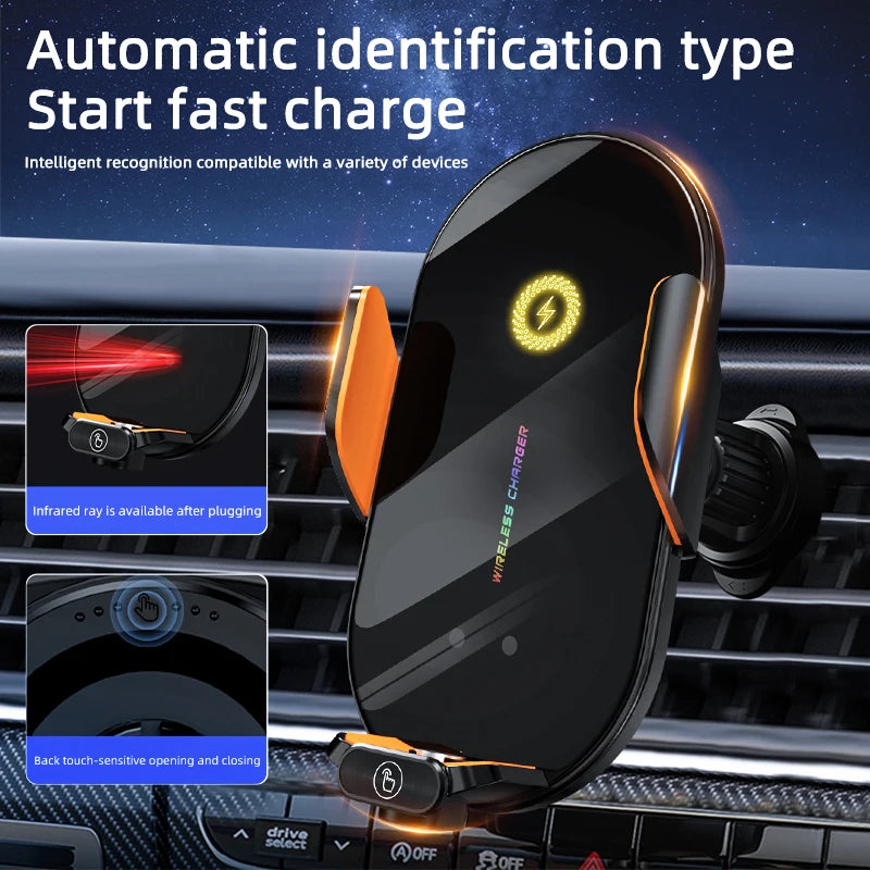 Car Wireless Phone Holder Stand 66W Fast Charging