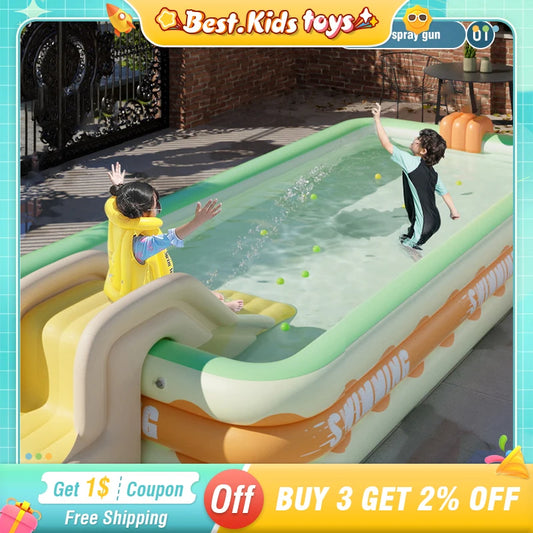 Large Family Inflatable Swimming Pool