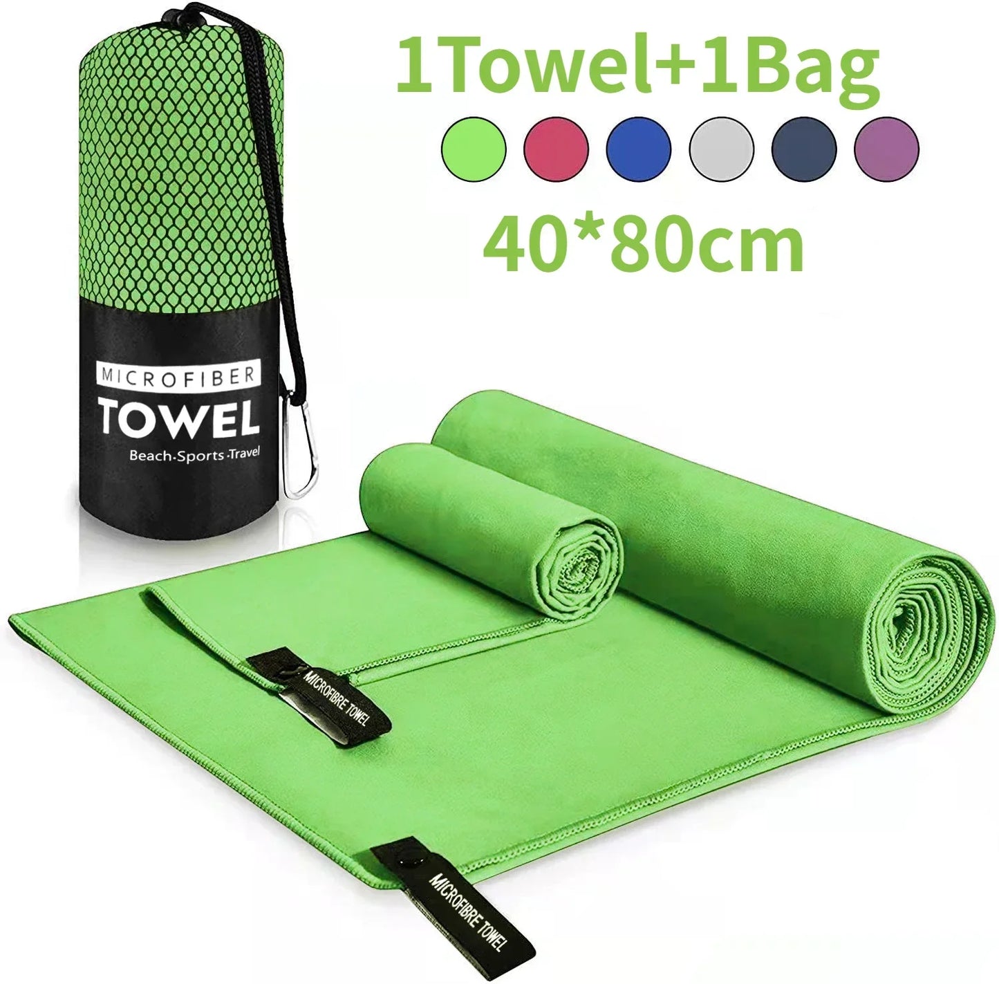 Sports Microfiber Quick Dry Pocket Towel