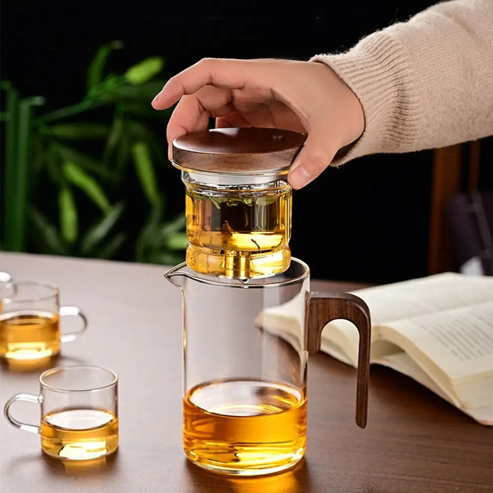 Tea Separation Filtration Glass Teapot