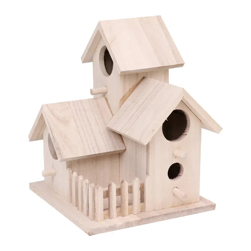 Wild Wooden Bird House