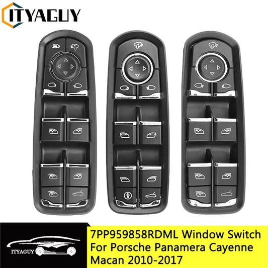 Front Left  Window Switch Button For Porsche Cayenne Macan Panamera 2011-2017