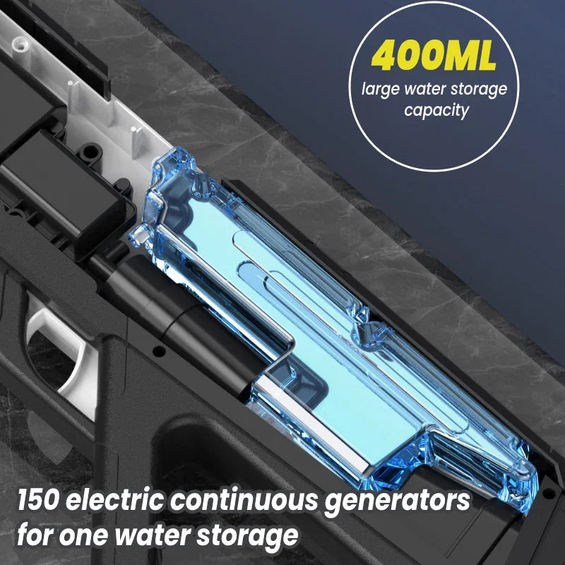 Electric Water Gun Toy Fully Automatic Water Absorbing Powerful