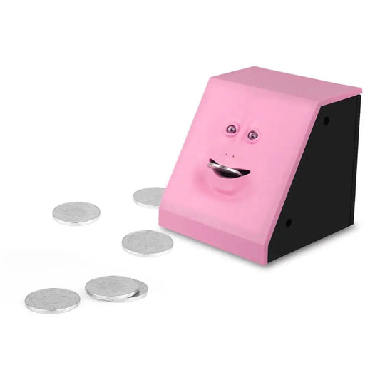 Human Face Piggy Bank Box Saving