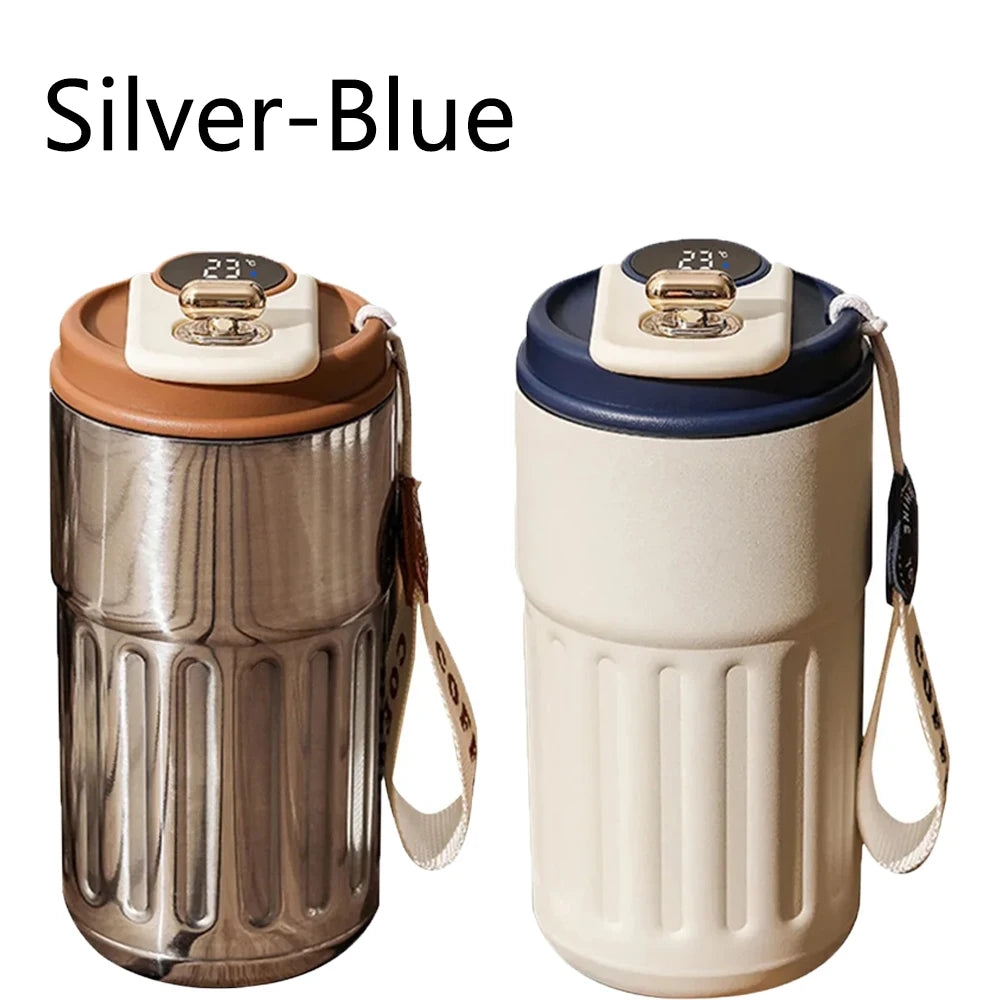Smart coffee mug that measures temperature