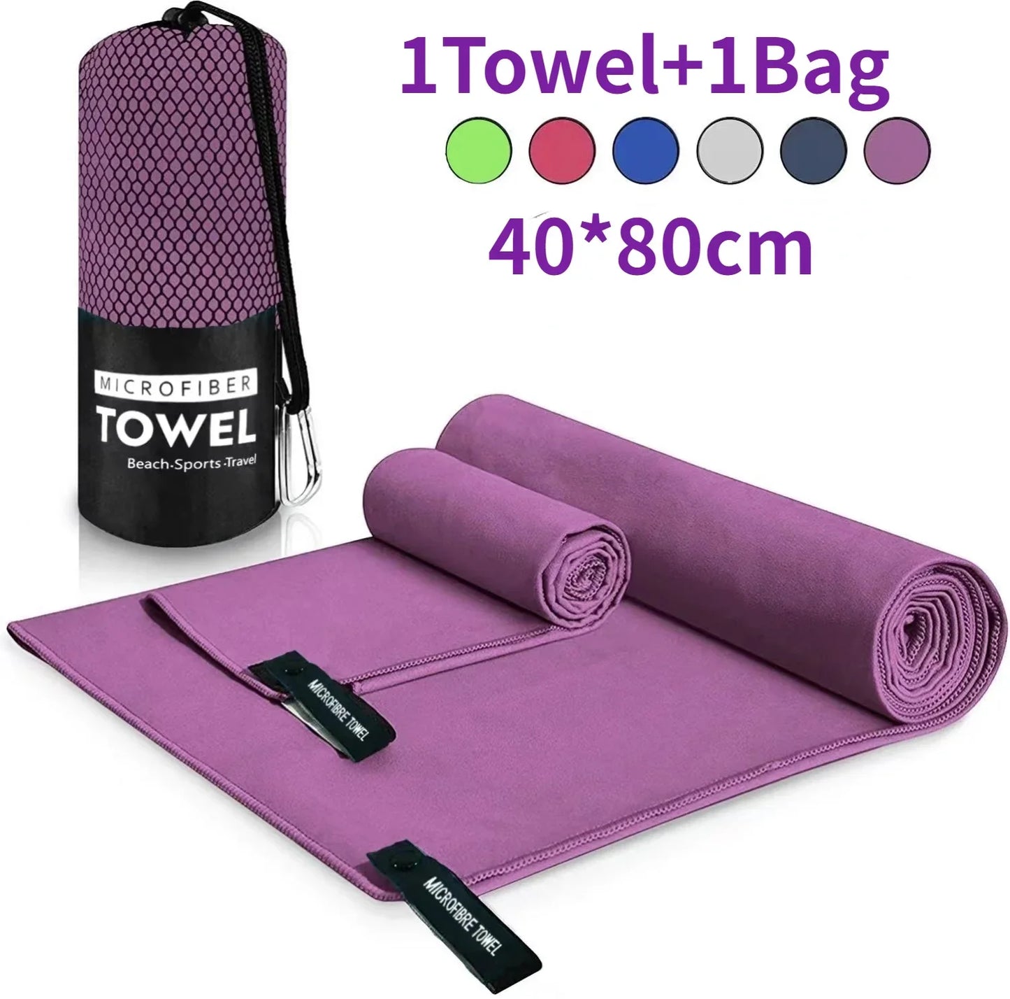 Sports Microfiber Quick Dry Pocket Towel