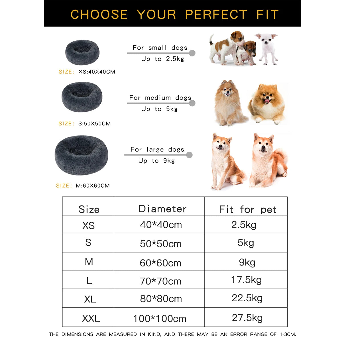 Bed Large Beds for Dogs Washable