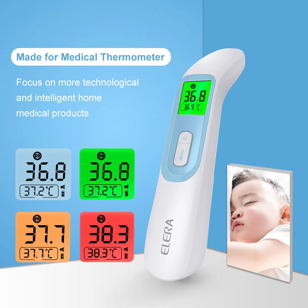 ELERA Digital Ear Thermometer Forehead Non-Contact Baby Body