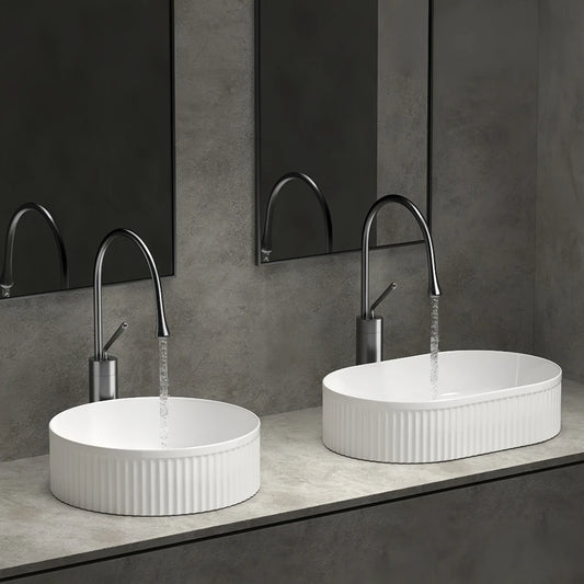 modern ceramic bathroom large sink