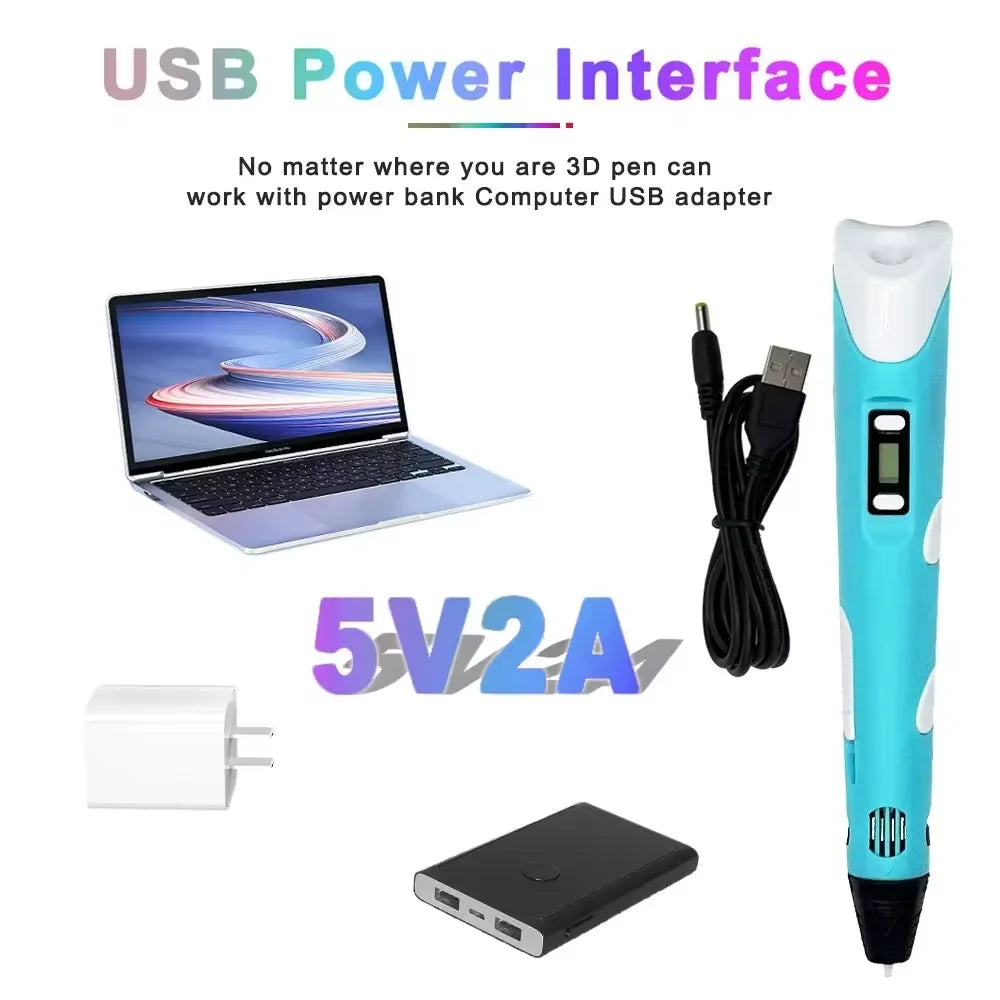 Electronic 3D Printing Pen