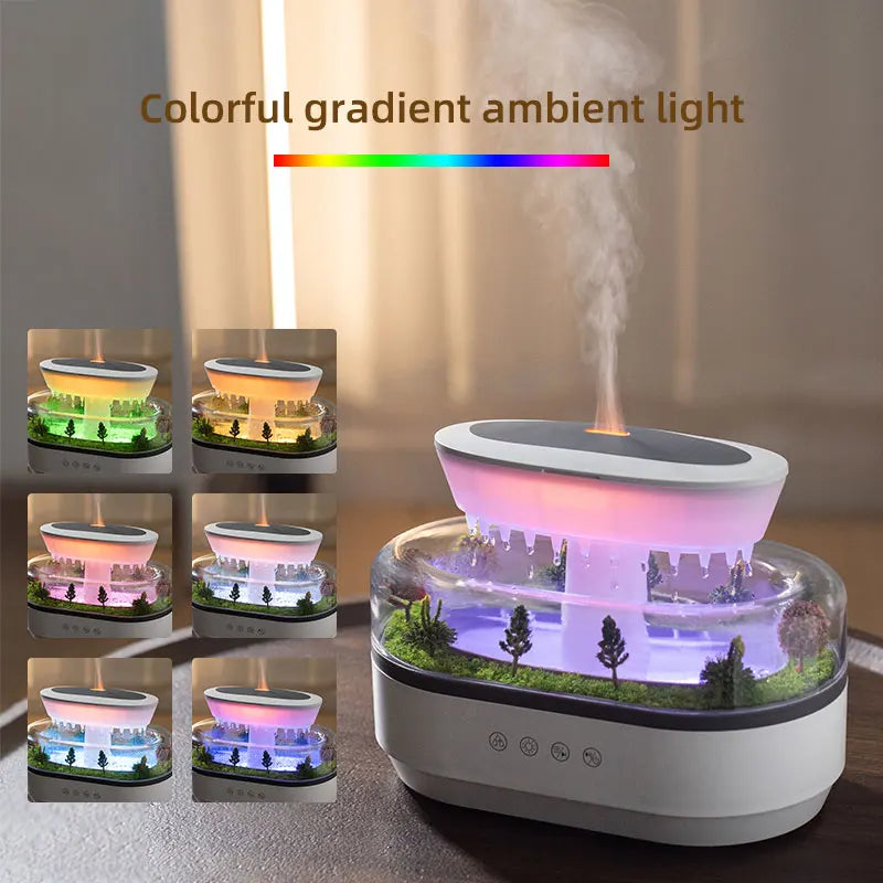 New Raindrop Green Landscape Humidifier