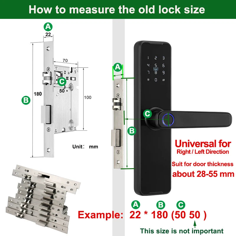 Tuya Bluetooth Intelligence Lock Biometric Fingerprint