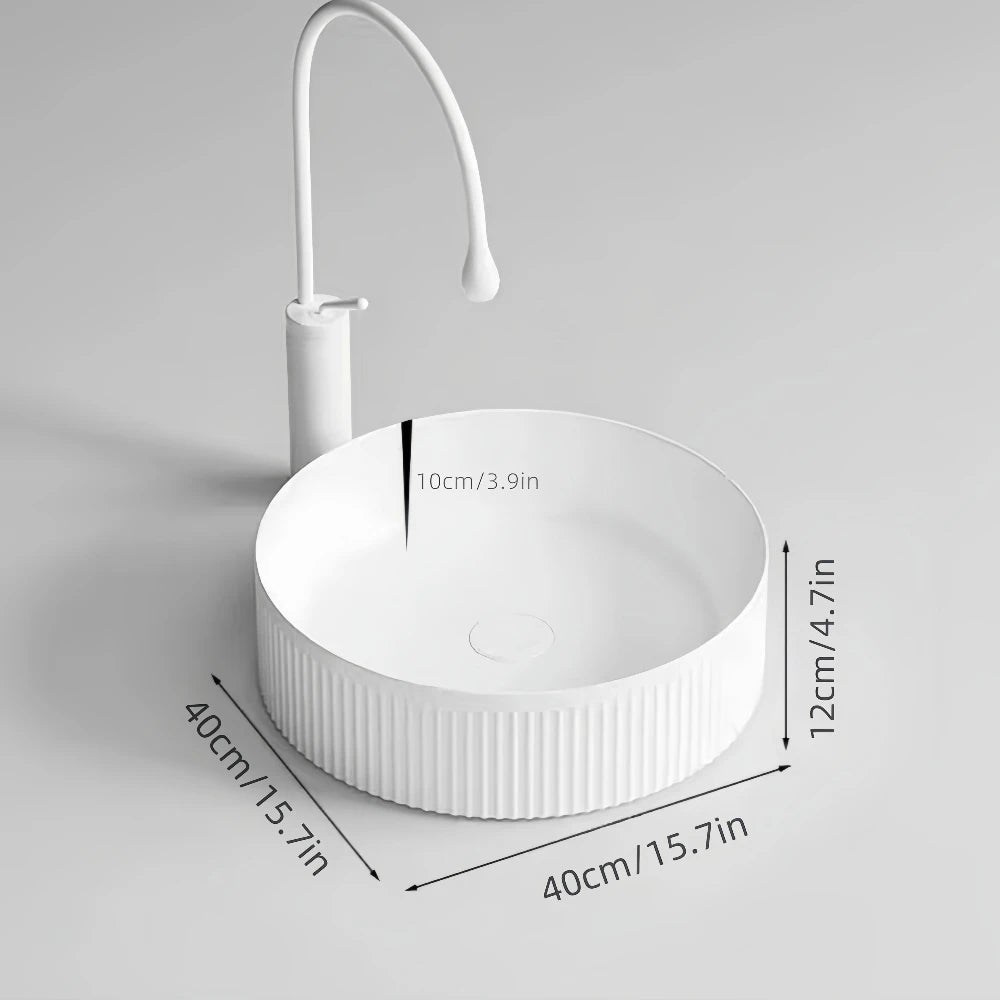 modern ceramic bathroom large sink
